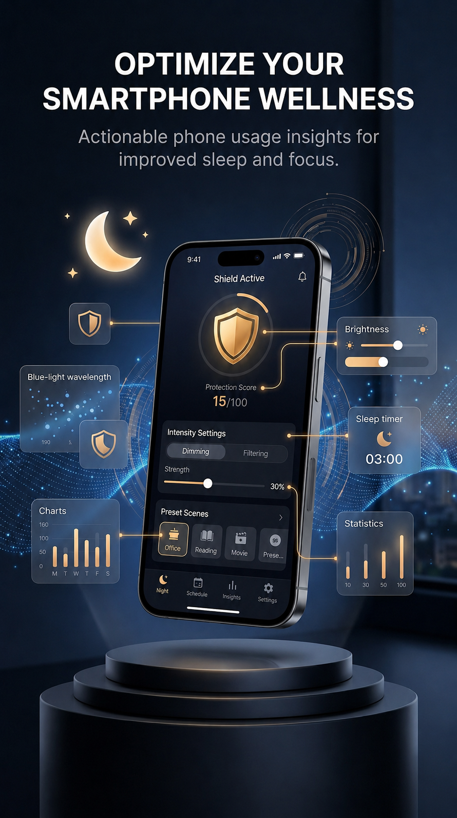 Eye Shield App Mockup